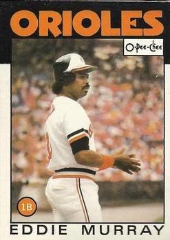 1986 O-Pee-Chee Baseball Cards 030      Eddie Murray